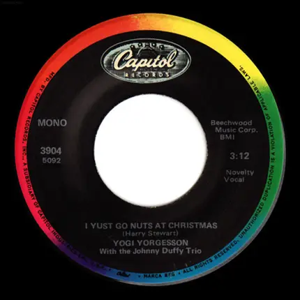 Yogi Yorgesson With The John Duffy Trio - Yingle Bells / I Yust Go Nuts At Christmas