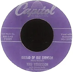 Yogi Yorgesson - Ballad Of Ole Svenson / Lonesome Loverboy