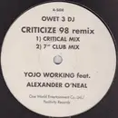 12inch Vinyl Single - Yojo Working Feat. Alexander O'Neal - Criticize 98 Remix