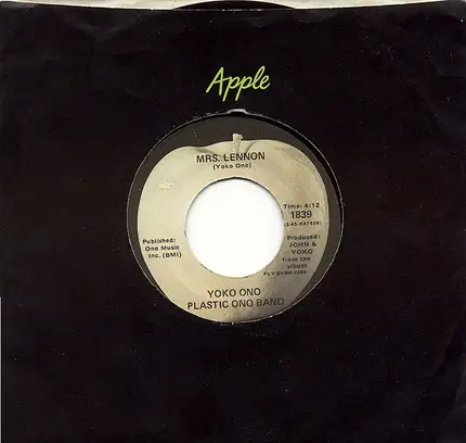 Yoko Ono - Mrs. Lennon