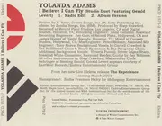 CD - Yolanda Adams Featuring Gerald Levert - I Believe I Can Fly - Limited Edition