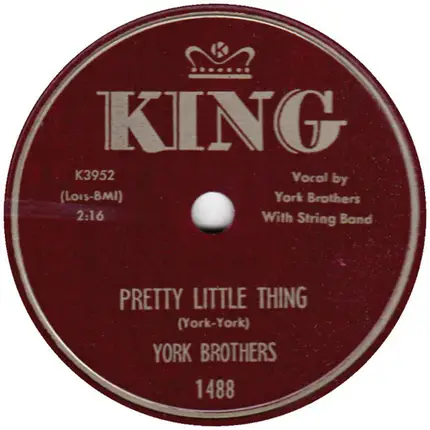 York Brothers - Pretty Little Thing / Don't Take It So Hard