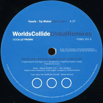 Yosefa / Yehuda Poliker - Worlds Colide: Global Remixes