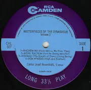 LP - Yossele Rosenblatt - Masterpieces Of The Synagogue, Volume 2