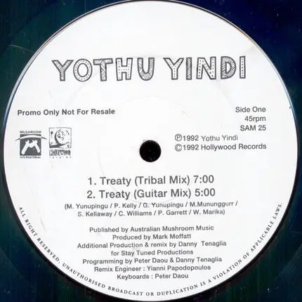 Yothu Yindi - Treaty (Remixes)