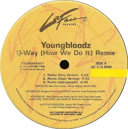 YoungBloodZ - U-Way (How We Do It) (Remix)