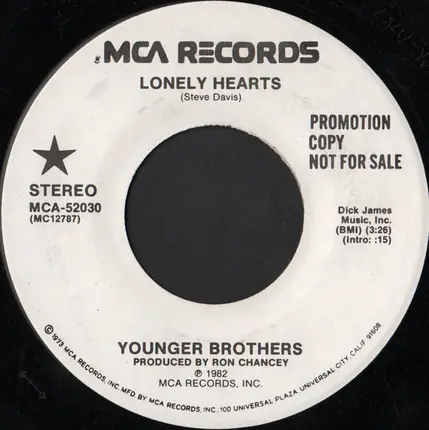 Younger Brothers - Lonely Hearts