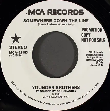 Younger Brothers - Somewhere Down The Line