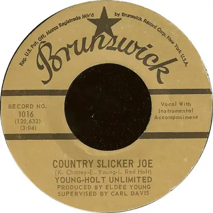 Young Holt Unlimited - Country Slicker Joe / Soulful Strut