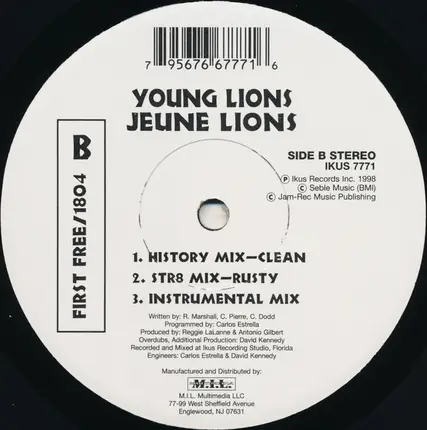 Young Lions - Lion Of Judah / First Free / 1804