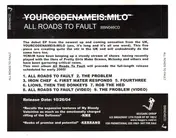 Yourcodenameis:milo - All Roads To Fault