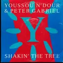 7inch Vinyl Single - Youssou N'Dour & Peter Gabriel - Shakin' The Tree - SP Pressing