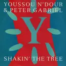 7inch Vinyl Single - Youssou N'Dour & Peter Gabriel - Shakin' The Tree