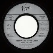 7inch Vinyl Single - Youssou N'Dour & Peter Gabriel - Shakin' The Tree