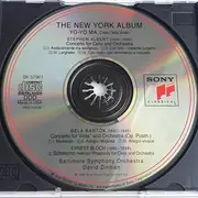 CD - Yo-Yo Ma , Baltimore Symphony Orchestra , David Zinman - The New York Album
