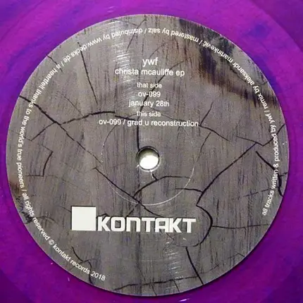 Ywf - Christa McAuliffe EP