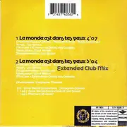 CD Single - Yta Farrow - Le Monde Est Dans Tes Yeux - Cardboard Sleeve