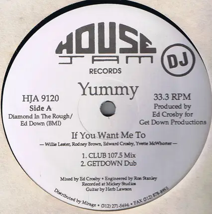 Yummy - If You Want Me To