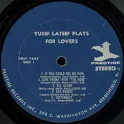 LP - Yusef Lateef - Plays For Lovers
