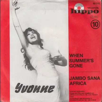 Yvonne Carré - When Summer's Gone