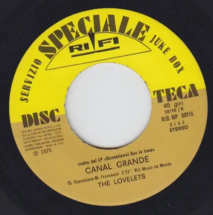 Yvonne Fair / The Lovelets - It Should Have Been Me / Canal Grande
