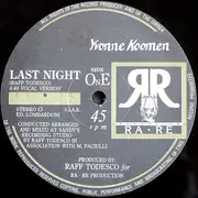 12inch Vinyl Single - Yvonne Koomen - Last Night