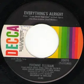 Yvonne Elliman - Everything's Alright / Heaven On Their Minds