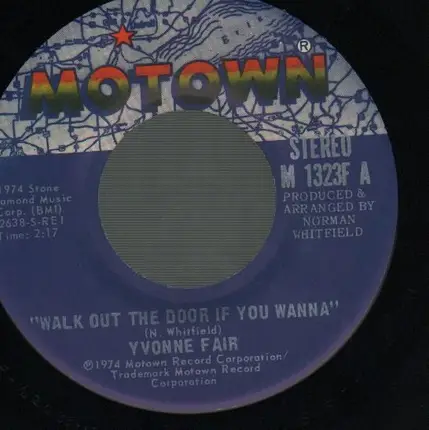 Yvonne Fair - Walk Out The Door If You Wanna