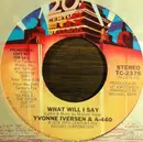 7'' - Yvonne Iversen & The A-440 - What Will I Say