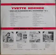LP - Yvette Horner - Joue Les Classiques De L'Accordeon N°1 - Mono