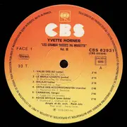 Double LP - Yvette Horner - Les Grands Succès Du Musette Vol.3