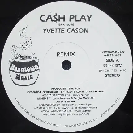 Yvette Cason - CaSh Play (Remix)