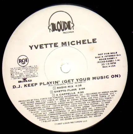 Yvette Michele - DJ Keep Playin' (Get Your Music On)