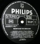 LP - Yves Montand - Yves Montand In English - Still sealed