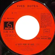 7inch Vinyl Single - Yves Duteil - Le Petit Pont De Bois