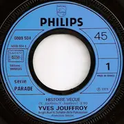 7inch Vinyl Single - Yves Jouffroy - Histoire Vécue