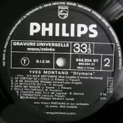 LP - Yves Montand - A L'Olympia