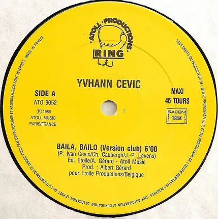 Yvhann Cévic - Baila, Bailo