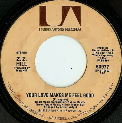 Z.Z. Hill - I've Got To Get You Back / Your Love Makes Me Feel Good
