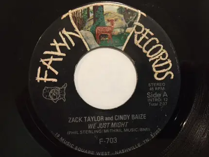 Zack Taylor and Cindy Baize - We Just Might / Four Stong Winds