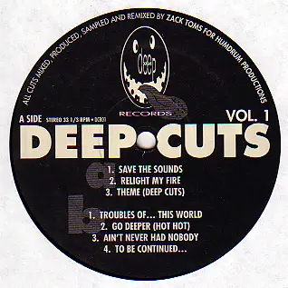 Zack Toms - Deep Cuts Vol. 1