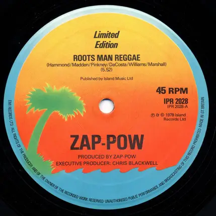 Zap Pow - Roots Man Reggae / Let's Fall In Love