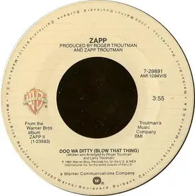 Zapp - Doo Wa Ditty (Blow That Thing) / Come On