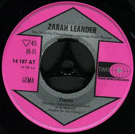 Zarah Leander - Dante