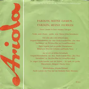 Zarah Leander - Pardon, Meine Damen - Pardon, Meine Herren