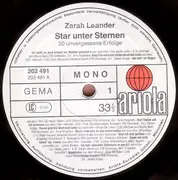 LP - Zarah Leander - Star Unter Sternen (20 Unvergessene Erfolge)