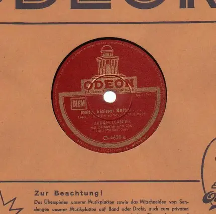 Zarah Leander - Reite, Kleiner Reiter