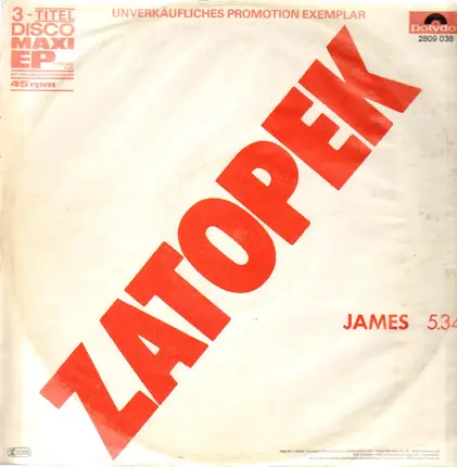 Zatopek - Ach Wie Gut...