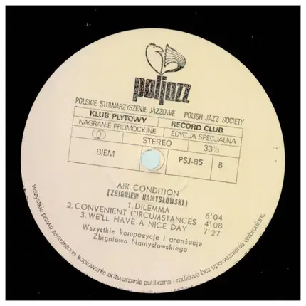 Zbigniew Namysłowski - Air Condition