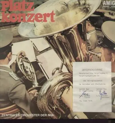 Zentrales Orchester der Nationalen Volksarmee - Platz Konzert